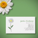 Pesquisar por flores da margarida cartao de visita Chefe