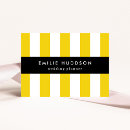 Pesquisar por listras amarelas cartao de visita Para ela