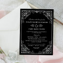 Pesquisar por black and silver convites Elegante