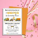 Pesquisar por máquina escavadora convites Parar o tráfego