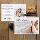 Pesquisar por we eloped convites Just married