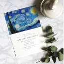Pesquisar por vincent van gogh convites Elegante