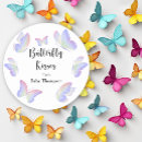 Pesquisar por aniversário cor rosa borboleta adesivos Aquarela