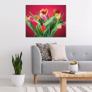 Pesquisar por pintura das tulipas impressão de canvas Primavera