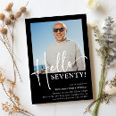 Pesquisar por festa de do 70 aniversário convites Mínimo