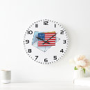Pesquisar por cores eua relogios de parede Patriótica
