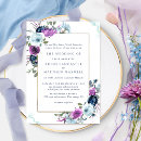 Pesquisar por floral roxo do casamento convites Convidados