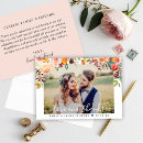 Pesquisar por casamento floral moderno cartoes Recém-casados