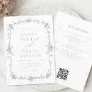 Pesquisar por floral verde 13 18 horizontal casamento convites Convidados