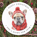 Pesquisar por natal francês adesivos Amante de cachorro