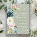 Pesquisar por pink green bridal shower convites Flores