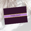 Pesquisar por amarelo roxo cartao de visita Único