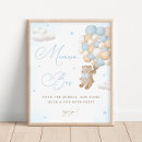 Pesquisar por chá de fraldas do urso pôsteres pósteres Azul