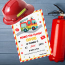 Pesquisar por emergência convites Caminhão de bombeiros