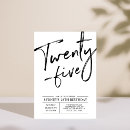 Pesquisar por festa de 25 aniversário convites Chic