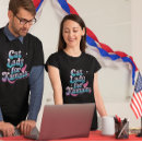 Pesquisar por gato colorido camisetas Para ela