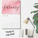 Pesquisar por calendário cor de rosa calendarios Simples