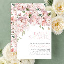 Pesquisar por chá de panela floral cor de rosa convites Elegante floral moderno