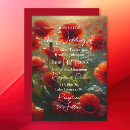 Pesquisar por floral vermelho do casamento convites Componente genérico