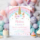 Pesquisar por magical unicorn convites Unicórnio arco íris