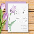 Pesquisar por tulipas roxas convites Simples