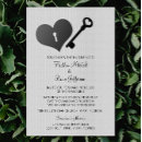 Pesquisar por corações de bloqueio convites Elegante