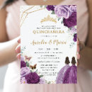 Pesquisar por roxo da borboleta 15 anos convites Latina espanhola mexicana