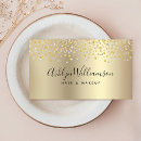 Pesquisar por ouro metálico cartao de visita Salão