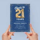 Pesquisar por de 21 anos feliz aniversário convites Elegante