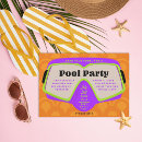 Pesquisar por festa na piscina retro convites Retrô