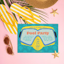 Pesquisar por festa na piscina retro convites Retrô