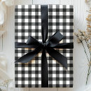 Pesquisar por xadrez preto branco papel de presente Cheque de búfalo