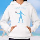 Pesquisar por voleibol das meninas moletons com capuz Azul