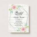 Pesquisar por country chic bridal shower convites Elegante
