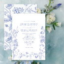 Pesquisar por floral branco azul 13 18 casamento convites Para ela