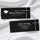 Pesquisar por festa formatura de cartao de visita Preto e branco