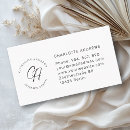 Pesquisar por dos círculos cartao de visita Branco