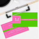 Pesquisar por verde limão rosa cartao de visita Para ela