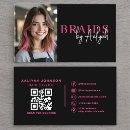 Pesquisar por braids cartao de visita Código qr