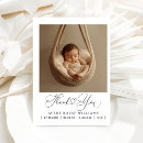 Pesquisar por nascimento anúncio cartões Preto e branco