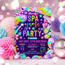 Pesquisar por spa slumber party convites Festa de sono