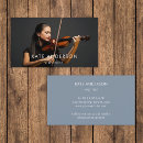 Pesquisar por violinista cartao de visita Simples