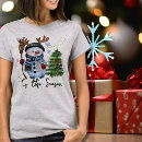 Pesquisar por bonecos de neve camisetas Para ela