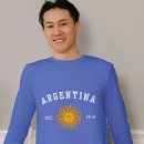 Pesquisar por bandeira da argentina camisetas Orgulho nacional