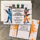 Pesquisar por convite de festas do paintball convites Para festa paintball