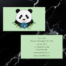 Pesquisar por urso panda cartao de visita Preto
