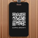 Pesquisar por qr código bagagem tags Preto e branco