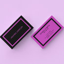 Pesquisar por roxo preto cartao de visita Minimalista