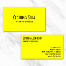 Pesquisar por amarelo simples cartao de visita Design