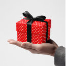 Pesquisar por bolinhas vermelhas e brancas papel de presente Para ela